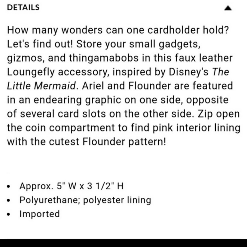 NWT Loungefly Little Mermaid - Picture 11 of 15